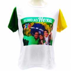 Camiseta Personalizada Babylook Brasil