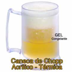 Caneca de Chopp Personalizada Acrilico