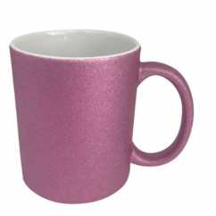 Caneca Roxa com Glitter