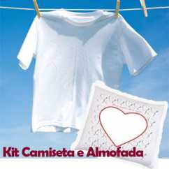 Kit Almofada e Camiseta Personalizada